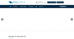Desktop Screenshot of jvelasquezlaw.com